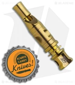 Bestech Knives BM02 Gold Titanium Whistle -Outdoor Practical Tool Shop Bestech Knives BM02 Gold Ti Whistle BHQ 84792 jr bottlecap