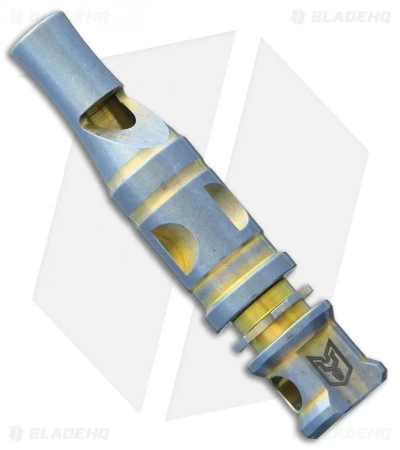 Bestech Knives Bestechman Titanium Whistle Blue/Gold BTKM02A 3 Bestech Knives Bestechman Titanium Whistle Blue/Gold BTKM02A