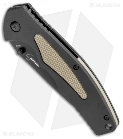 Boker Plus Gemini NGA Spring Assisted Knife Black/Coyote (3.5" Black) 01BO505 4 Boker Plus Gemini NGA Spring Assisted Knife Black/Coyote (3.5" Black) 01BO505 - Image 2