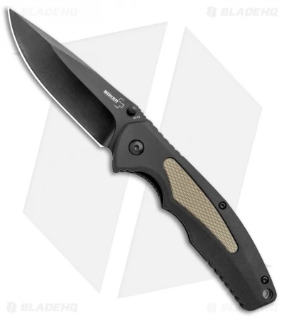 Boker Plus Gemini NGA Spring Assisted Knife Black/Coyote (3.5" Black) 01BO505 3 Boker Plus Gemini NGA Spring Assisted Knife Black/Coyote (3.5" Black) 01BO505