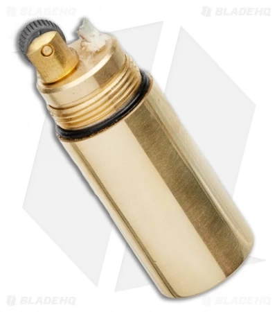 Brass Warhead Cylinder Lighter Flat Bottom - Watertight 4 Brass Warhead Cylinder Lighter Flat Bottom - Watertight - Image 2
