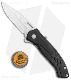 Buck Knives Buck Momentum ASAP Spring Assisted Knife Black (3.125" Satin) 0294BKS1 -Outdoor Practical Tool Shop Buck Momentum ASAP SA Black Satin 0294BKS1 BHQ 92971 jr bottlecap