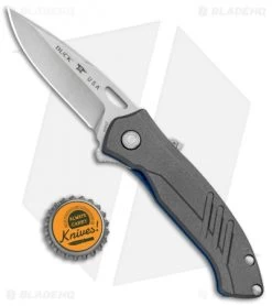 Buck Knives Buck Momentum ASAP Spring Assisted Knife Gray (3.25" Stonewash) 0294GYS -Outdoor Practical Tool Shop Buck Momentum ASAP SA Gray SW 0294GYS BHQ 92974 jr bottlecap
