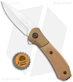Buck Knives Buck Paradigm Spring Assisted Knife Brown G-10 (3" Satin) -Outdoor Practical Tool Shop Buck Paradigm SA Brown G 10 Satin BHQ 120600 jr bottlecap