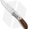 CRKT Carson M4-02 Stag Spring Assisted Knife (3.25" Satin) M4-02S -Outdoor Practical Tool Shop CRKT Carson M4 02S Stag SA Satin BHQ 7036 jr