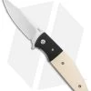 CRKT Curfew Spring Assisted Knife White Fiber/Black Aluminum (3.1" Satin) -Outdoor Practical Tool Shop CRKT Curfew REsin Handle LL DP Satin BHQ 138959 jr