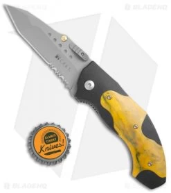 CRKT Elishewitz Horus Spring Assisted Knife Orange/Black (3.125" BB Serr) 1151 -Outdoor Practical Tool Shop CRKT Elishewitz Horus SA Orange Black BB Serr 1151 BHQ 68642 jr bottlecap