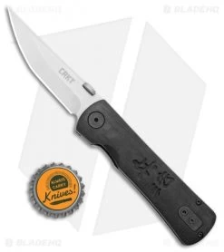 CRKT Folding Heiho Spring Assisted Knife (3.125" Satin) 2900 -Outdoor Practical Tool Shop CRKT Folding Heiho SA Satin 2900 BHQ 6277 jr bottlecap