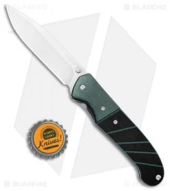 CRKT Ignitor Spring Assisted Knife Black & Green G10 (3.38" Satin) 6850 -Outdoor Practical Tool Shop CRKT Ignitor SA Black Green G 10 Satin 6850 BHQ 4374 jr bottlecap