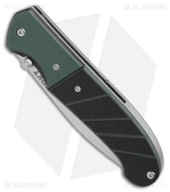 CRKT Ignitor Spring Assisted Knife Black & Green G-10 (3.38" Satin Serr) 6855 -Outdoor Practical Tool Shop CRKT Ignitor SA Black and Green G 10 Satin Serr BHQ 4147 jr spine