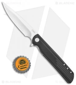 CRKT LCK + Spring Assisted Liner Lock Knife Black GRN (3.3" Satin) 3801 -Outdoor Practical Tool Shop CRKT LCK SA LL Black GRN Satin BHQ 76853 jr bottlecap