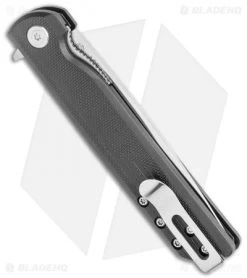 CRKT LCK + Spring Assisted Liner Lock Knife Black GRN (3.3" Satin) 3801 -Outdoor Practical Tool Shop CRKT LCK SA LL Black GRN Satin BHQ 76853 jr side