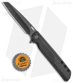 CRKT LCK + Spring Assisted Reverse Tanto Knife Black FRN (3.3" Black) 3802K -Outdoor Practical Tool Shop CRKT LCK SA Reverse Tanto Black FRN Black 3802K BHQ 76854 jr bottlecap