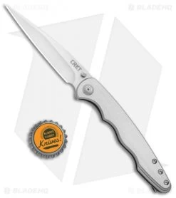 CRKT Lerch Flat Out OutBurst Assisted Knife Stainless Steel (3.57" Satin) 7016 -Outdoor Practical Tool Shop CRKT Lerch Flat Out OutBurst Assited SS Satin 7016 BHQ 92319 jr bottlecap