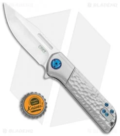 CRKT Mah Lanny Spring Assisted Liner Lock Knife Aluminum (3.2" Satin) 6525 -Outdoor Practical Tool Shop CRKT Mah Lanny SA LL Aluminum Satin 6525 BHQ 119355 jr bottlecap