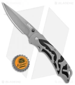 CRKT Lerch Moxie Knife Gray/Black Spring Assisted (3.29" Grey Plain) 1102 9 CRKT Lerch Moxie Knife Gray/Black Spring Assisted (3.29" Grey Plain) 1102 -Outdoor Practical Tool Shop CRKT Merch Moxie Gray Black SA Grey Plain 1102 BHQ 18527 jr bottlecap