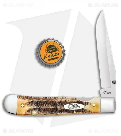 Case Kickstart TrapperLock Assisted Knife BoneStag (6.5154AC SS) 4 Case Kickstart TrapperLock Assisted Knife BoneStag (6.5154AC SS) - Image 2