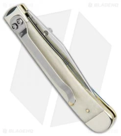 Case Kickstart TrapperLock Assisted Knife Embelished Bone (6154AC SS) 64139 -Outdoor Practical Tool Shop Case Kickstart TrapperLock Assisted Embelished Bone SS 64139 BHQ 97139 jr side