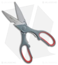 Clauss True Prof 8.25in Shears Gray/Red CL18052 Utility Scissors 8 Clauss True Prof 8.25in Shears Gray/Red CL18052 Utility Scissors -Outdoor Practical Tool Shop Clauss 8 in True Prof BHQ 134600 td open