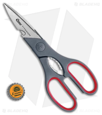 Clauss True Prof 8.25in Shears Gray/Red CL18052 Utility Scissors 6 Clauss True Prof 8.25in Shears Gray/Red CL18052 Utility Scissors - Image 4