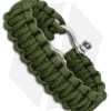 Combat Ready Survival Bracelet Large 9" OD Green Paracord W/ Metal Buckle 2 Combat Ready Survival Bracelet Large 9" OD Green Paracord W/ Metal Buckle -Outdoor Practical Tool Shop Combat ready survival bracelet od green paracord metal buckle BP 30154 jr