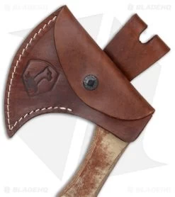 Condor Mountain Pass Axe Micarta W/ Leather Sheath -Outdoor Practical Tool Shop Condor Mountain Pass Axe Micarta Leather Sheath BHQ 121505 jr sheath