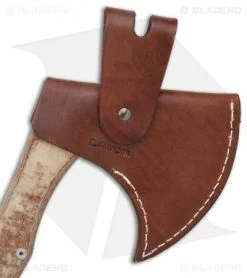 Condor Mountain Pass Axe Micarta W/ Leather Sheath -Outdoor Practical Tool Shop Condor Mountain Pass Axe Micarta Leather Sheath BHQ 121505 jr sheath back