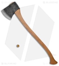 Conrad Blacksmithing 5lb Tassie Super Splitter Axe Hickory Handle (5.75" S7) #09 -Outdoor Practical Tool Shop Conrad Blacksmithing 4.5lb Felling Axe Wood Handle Natural Finish BHQ 173709 jr bottlecap