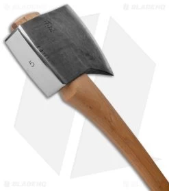 Conrad Blacksmithing 5lb Tassie Super Splitter Axe Hickory Handle (5.75" S7) #09 -Outdoor Practical Tool Shop Conrad Blacksmithing 4.5lb Felling Axe Wood Handle Natural Finish BHQ 173709 jr head