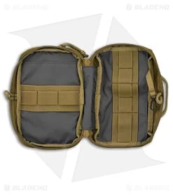 Olight Obag EDCM EDC Tactical Bag (Tan) -Outdoor Practical Tool Shop EDCM Obag EDC Tactical Bag Nylon 500D Cordura BHQ 160953 td open