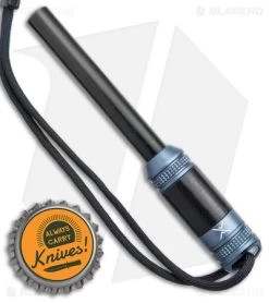 Exotac FireROD XL Fire Starter Ferro Rod W/ Storage Capsule (Gunmetal Gray) -Outdoor Practical Tool Shop Exotac FireROD XL Gunmetal BHQ 141126 jr bottlecap