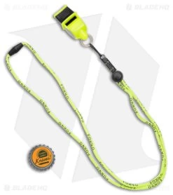 Fox 40 Sonik Blast CMG Whistle Neon Yellow/Black -Outdoor Practical Tool Shop Fox 40 Sonik Blast CMG Whistle Neon Yellow Black BHQ 113326 jr bottlecap