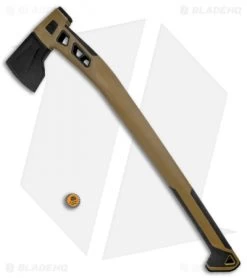 Gerber 26" Bushcraft Axe Black/FDE GFN 31-003774 -Outdoor Practical Tool Shop Gerber 26in Bushcraft Axe Black FDE GFN BHQ 120854 jr bottlecap