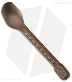 Gerber ComplEAT All-In-One Cooking & Eating Tool (Bronze) 31-003465 -Outdoor Practical Tool Shop Gerber ComplEAT All In One Cooking Eating Tool Bronze 31 003465N BHQ 93292 jr spoon side