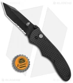Gerber FAST Draw Tanto Knife Assisted Opening (3" Black Serr) -Outdoor Practical Tool Shop Gerber FAST Draw Tanto Assisted Opening Black Serr 31 001751 BHQ 15598 jr bottlecap