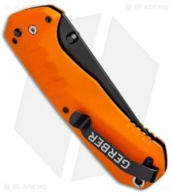 Gerber Haul A/O Spring Assisted Knife Orange GFN (3.1" Black) 30-001398 -Outdoor Practical Tool Shop Gerber Haul AO SA Orange GFN Black 30 001398 BHQ 67398 jr side