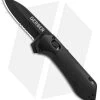Gerber Highbrow Compact A/O Spring Assisted Knife Black (2.8" Onyx Serr) -Outdoor Practical Tool Shop Gerber Highbrow Compact A O SA Black Onyx Serr 30 001525N BHQ 94155 jr