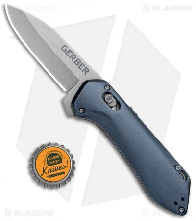Gerber Highbrow Compact A/O Spring Assisted Knife Blue (2.8" Stonewash) 6 Gerber Highbrow Compact A/O Spring Assisted Knife Blue (2.8" Stonewash) - Image 4