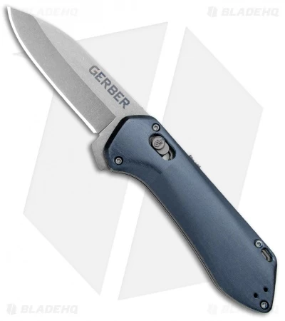 Gerber Highbrow Compact A/O Spring Assisted Knife Blue (2.8" Stonewash) 3 Gerber Highbrow Compact A/O Spring Assisted Knife Blue (2.8" Stonewash)