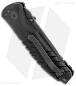 Gerber Propel Downrange AO Assisted Opening Knife Black (3.5" Black Serr) -Outdoor Practical Tool Shop Gerber SA Propel Downrange Black Black Serr 30 000845N BHQ 126233 jr side