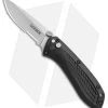 Gerber US-Assist Spring Assisted Knife Black (3" 420HC Gray Serr) 30-001294 -Outdoor Practical Tool Shop Gerber US assist black gray serr BHQ 50406 jr