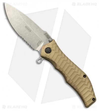 HTM Darrel Ralph Gun Hammer Spring Assisted Knife FDE (3.5" Stonewash) 3 HTM Darrel Ralph Gun Hammer Spring Assisted Knife FDE (3.5" Stonewash)