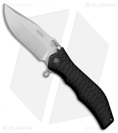 HTM Darrel Ralph Gun Hammer Bowie Liner Lock Knife Black (3.5" Stonewash) 3 HTM Darrel Ralph Gun Hammer Bowie Liner Lock Knife Black (3.5" Stonewash)