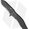 HTM Lightfoot Bullwhip Assisted Opening Knife Sharkskin Gray (3.5" Black Serr) -Outdoor Practical Tool Shop HTM lightfoot bullwhip sharkskin gray black serr BHQ 54821 jr