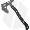 Jake Hoback Knives Ps2 Axe Carbon Fiber W/ Kydex Sheath (Green Bolts + Gray) -Outdoor Practical Tool Shop Jake Hoback Knives PS2 Axe CF Handle Kydex Sheath Green Anodized Bolts BHQ 175495 jr