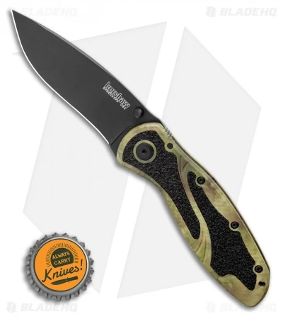 Kershaw Blur Assisted Opening Knife Camo (3.375" Black) 1670CAMO 6 Kershaw Blur Assisted Opening Knife Camo (3.375" Black) 1670CAMO - Image 4