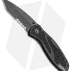 Kershaw Blur Tanto Assisted Opening Knife Black (3.375" Black Serr) 1670TBLKST -Outdoor Practical Tool Shop Kershaw Blur Tanto Black Serr 1670TBLKST BHQ 0036 jr 2