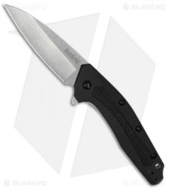 Kershaw Dividend Assisted Opening Knife Black GFN (3" Stonewash) 1812