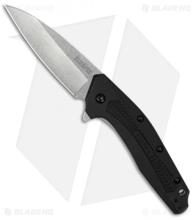 Kershaw Dividend Assisted Opening Knife Black GFN (3" Stonewash) 1812 3 Kershaw Dividend Assisted Opening Knife Black GFN (3" Stonewash) 1812