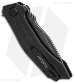 Kershaw Flatbed Spring Assisted Knife Black GFN (3.1" Black SW) 1376 -Outdoor Practical Tool Shop Kershaw Flatbed Spring Assisted Knife Black GFN 3in Black SW BHQ 139778 td side